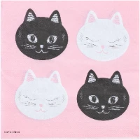 1502-4558 Салфетка Котики 33см 12шт/G