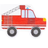1502-4674 Салфетка фигурная Машинки 33см 12шт/G