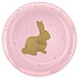1502-5355 Тарелка Пасха Пастель пласт 19см 20шт/А
