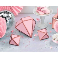 1502-5418 Декор настол Диамант 3D RGld Blush 3штА