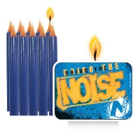 1502-5464 Свечи д/торта NERF 5,8-8см 11шт/A