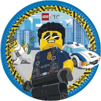 1502-5877 Тарелка LEGO CITY 23см 8шт/P