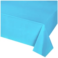 1502-6182 Скатерть п/э голубая 1,4х2,75м/G