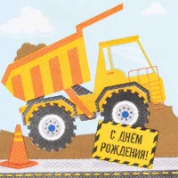 1502-6355 Салфетка С ДР Техника 33см 12шт/G