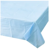 1502-6371 Скатерть п/э Пастель голубая 1,4х2,75м/G