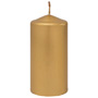 1502-6541 Свеча Столбик 5х10см золотая/G