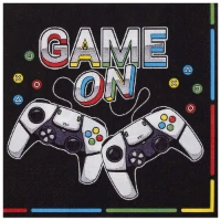1502-6565 Салфетка GAME ON 33см 12шт/G