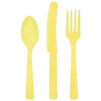 1502-6792 Столовые приборы Pastel Yellow 24шт/A