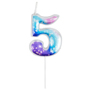 1502-6880 Свеча-цифра "5" Космос 5,6см