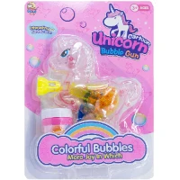 1504-0563 Игрушка с мыл пузырями Единорог светящ/G