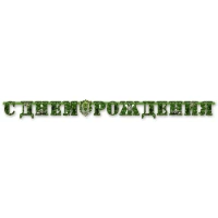 1505-0822 Гирл-буквы С ДР Камуфляж 210см/М