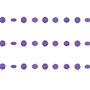 1505-1182 Гирлянда Круги Purple блеск 2,1м 6шт/A