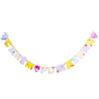 1505-1760 Гирлянда-букв ДР Малышарики Флажки 210см