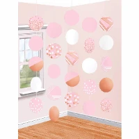 1505-1978 Гирлянда Круги RoseGold Blush 1,5м 5шт/A