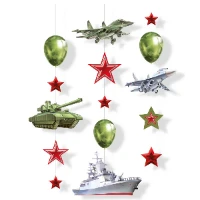 1505-2444 Гирлянда На страже Родины 1,5-2м