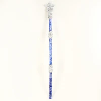 1508-0714 Посох Деда Мороза синий 160см