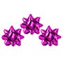 1509-1298 Бант Звезда металл ярко-роз D5см 12шт/G