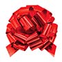 1509-1336 Бант Шар металл красный D36см 7см/G