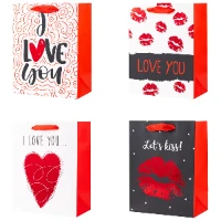 1509-1403 Пакет бум I LOVE YOU 18х23см/G