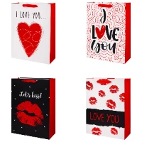 1509-1405 Пакет бум I LOVE YOU 30х40см/G