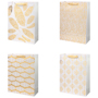 1509-1408 Пакет бум Золотой узор 30х40смG