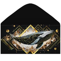 1509-2050 Конверт д/денег Кит