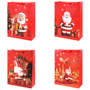1509-2392 Пакет бум Санта с подарками 30х40см/G