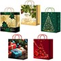 1509-2647 Пакет бум Праздничные елки микс 32х45см