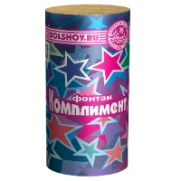 1510-0015 Фонтан пиротехн Комплимент 20см 50сек